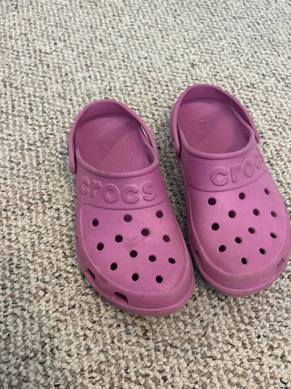 Pink Crocs